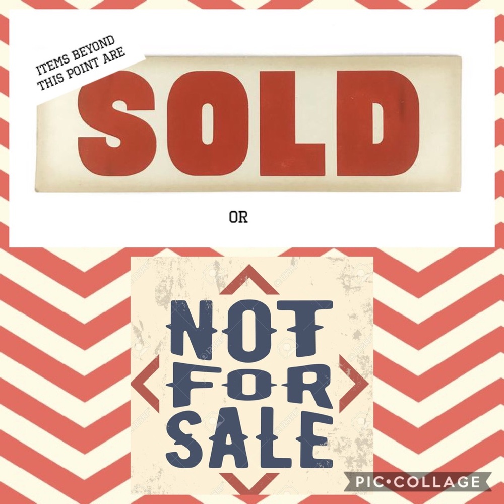 Feel free to look but this stuff is already sold!